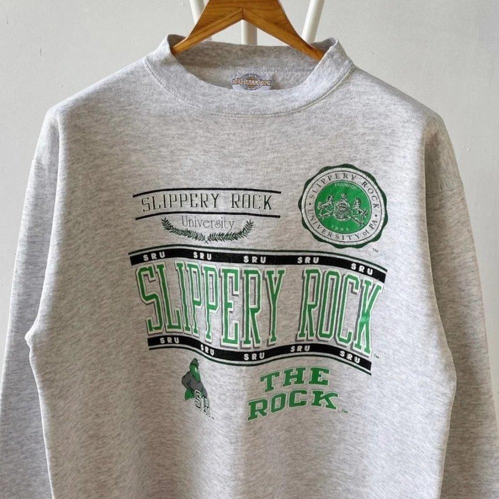 90S Slippery Rock University Sru Sweatshirt